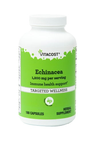 Vitacost Echinacea  1200mg per serving 180 Capsules