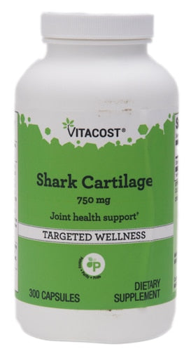 Vitacost Shark Cartilage 750 mg 300 Capsules