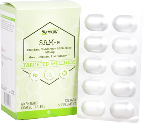 Vitacost Synergy SAM-e -- 400 mg - 30 Enteric Coated Tablets