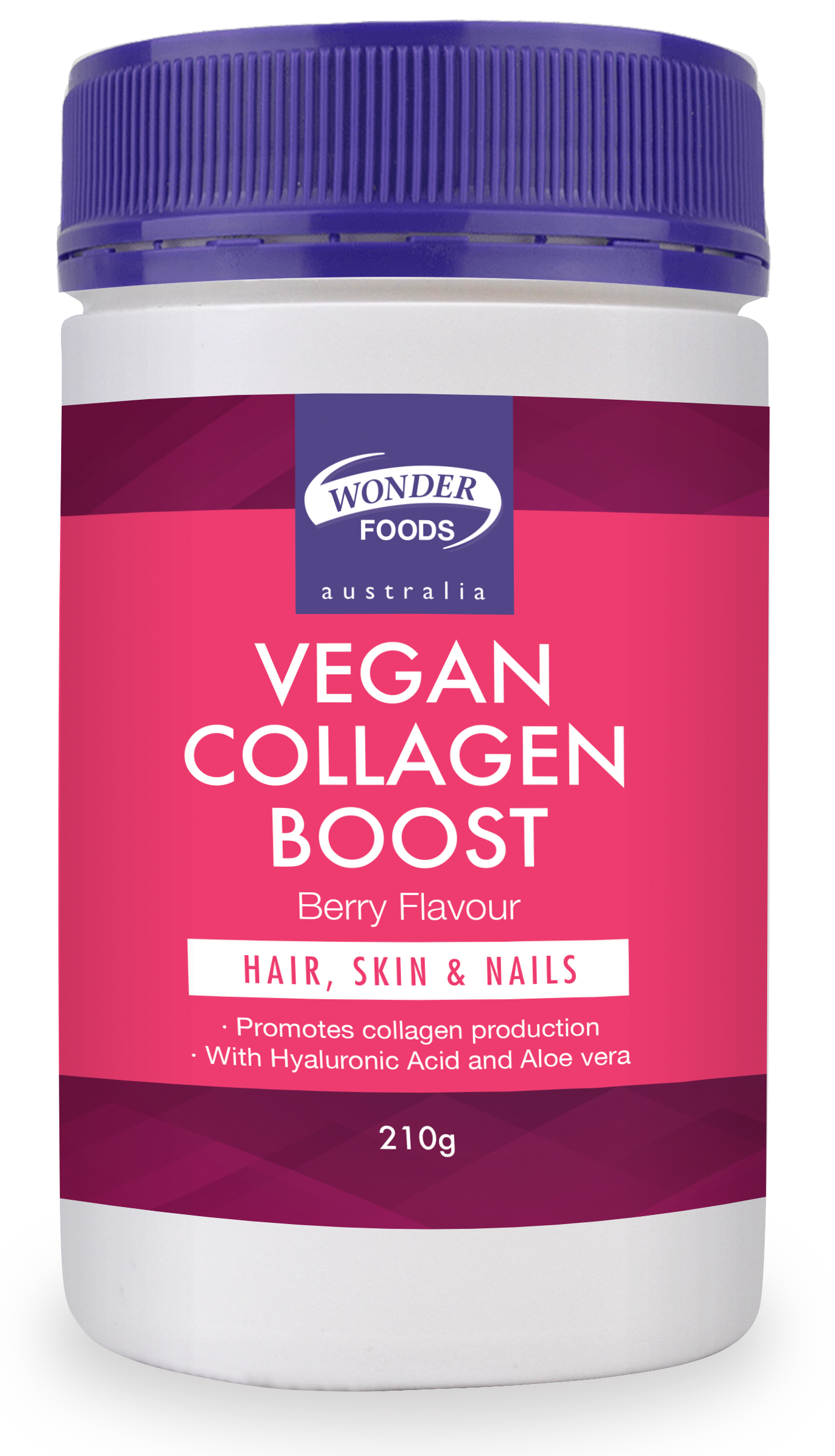 Wonder Foods Vegan Collagen Boost 210g