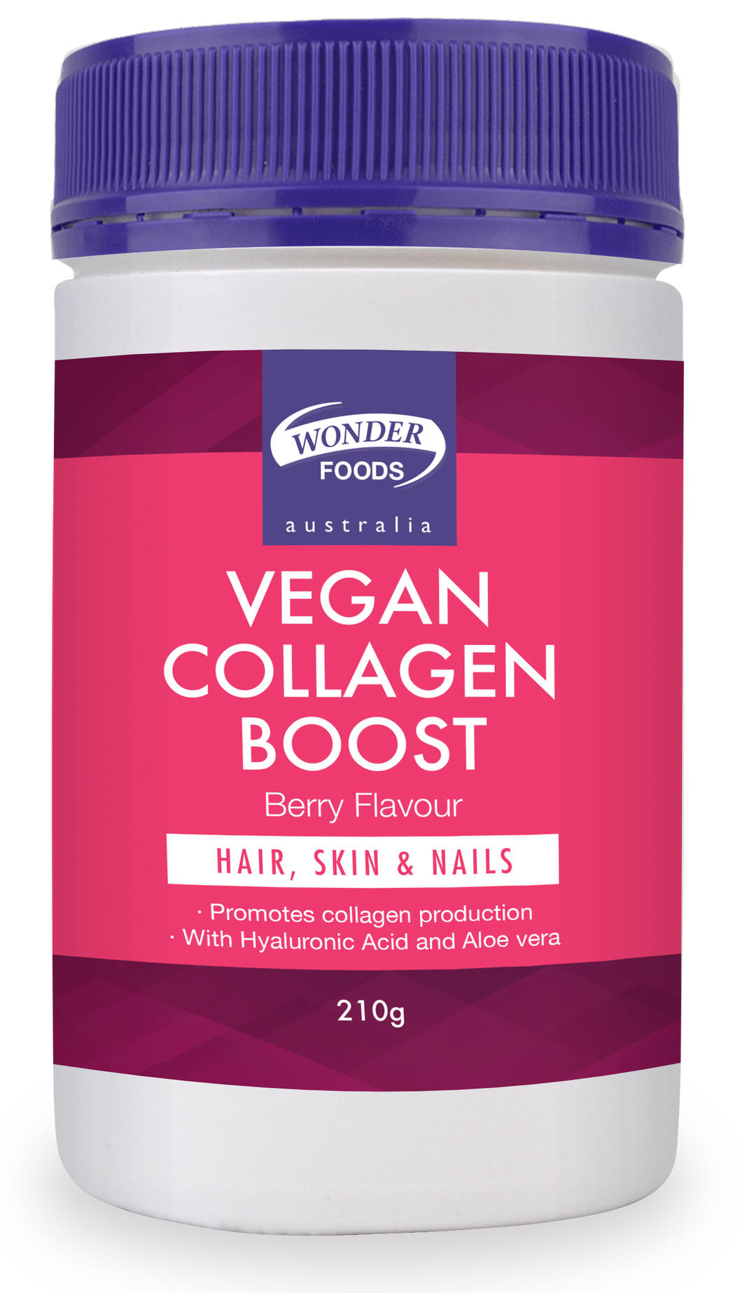 Wonder Foods Vegan Collagen Boost 210g