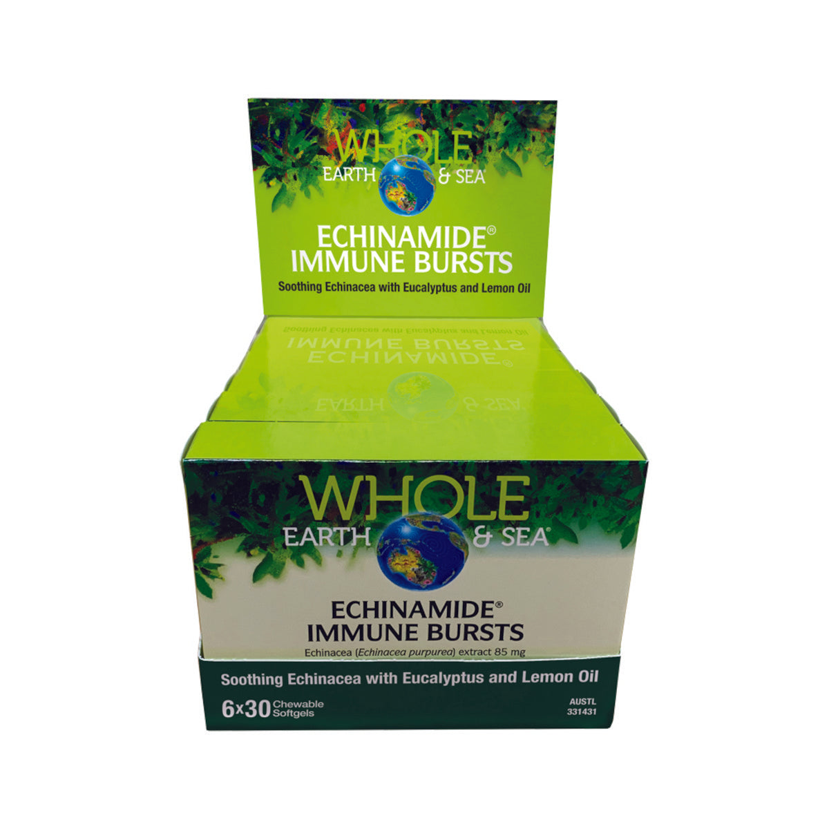 Whole Earth & Sea Echinamide Immune Burst 30c x 6 Display