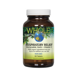 Whole Earth & Sea Respiratory Relief (Horseradish Garlic + Vitamin C) 60t