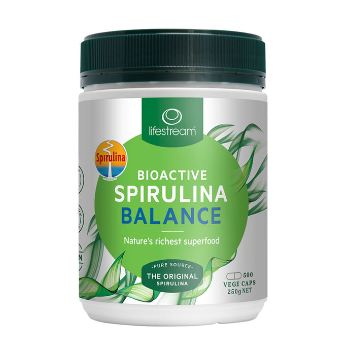 LifeStream Bioactive Spirulina Balance 500Mg 500 Capsules