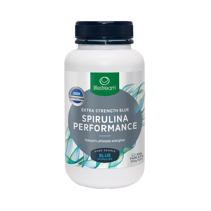 LifeStream Spirulina Performance (Extra Strength Blue) 624Mg 500 Tablets