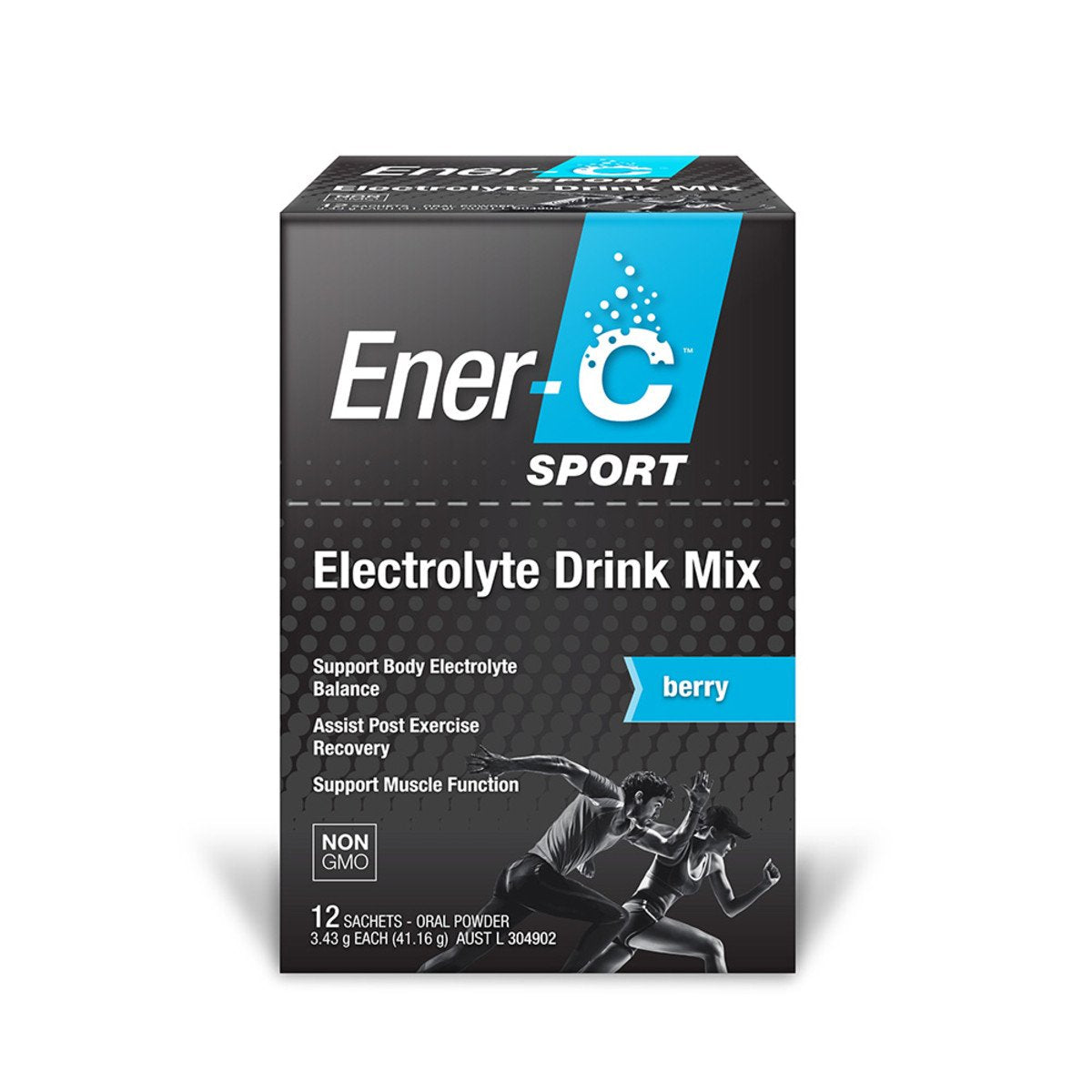 Martin & Pleasance, Ener-C Sport Electrolyte Drink Mix Berry Sachet 3.43g x 12 Pack
