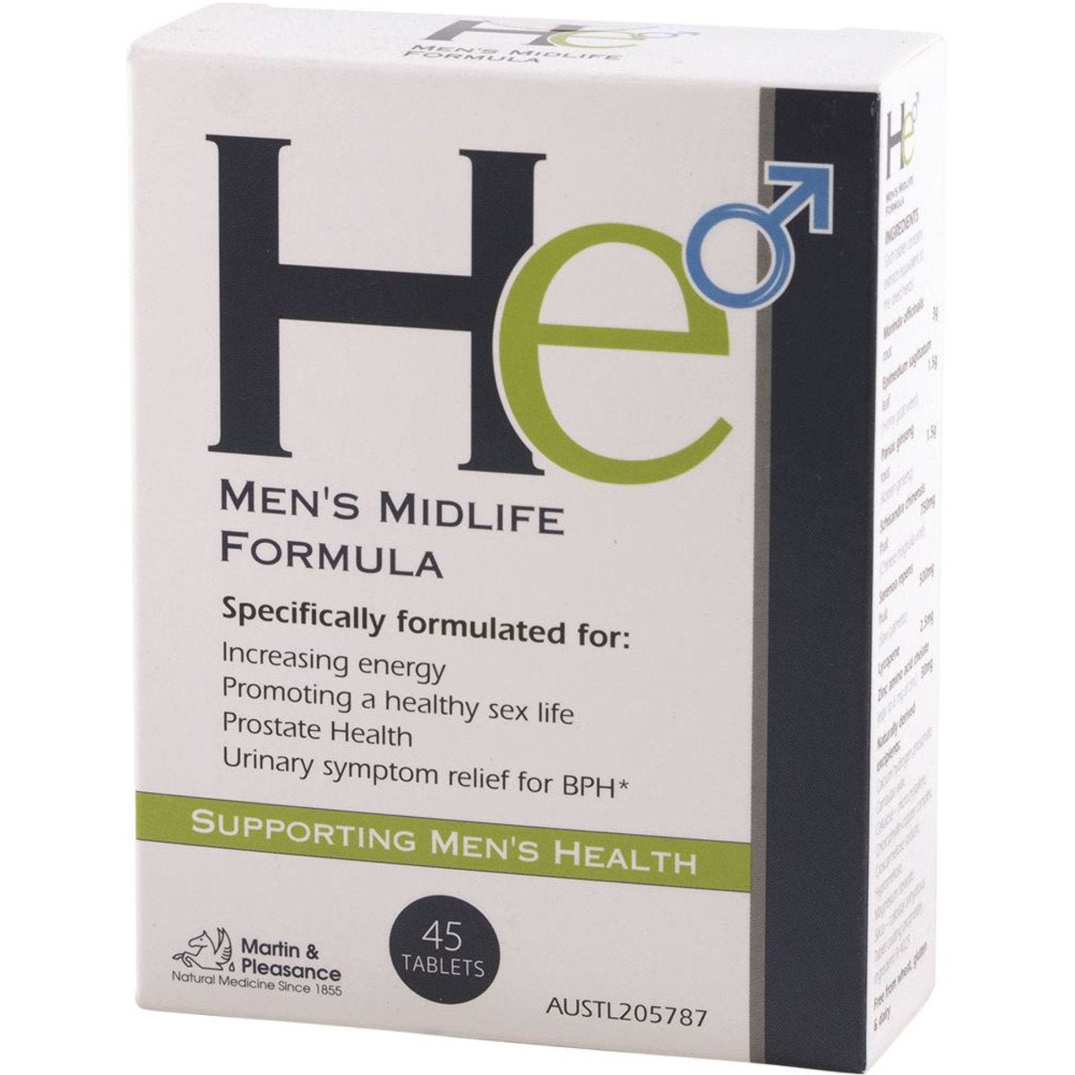 Martin & Pleasance He Men'S Midlife Formula 45 Tablets