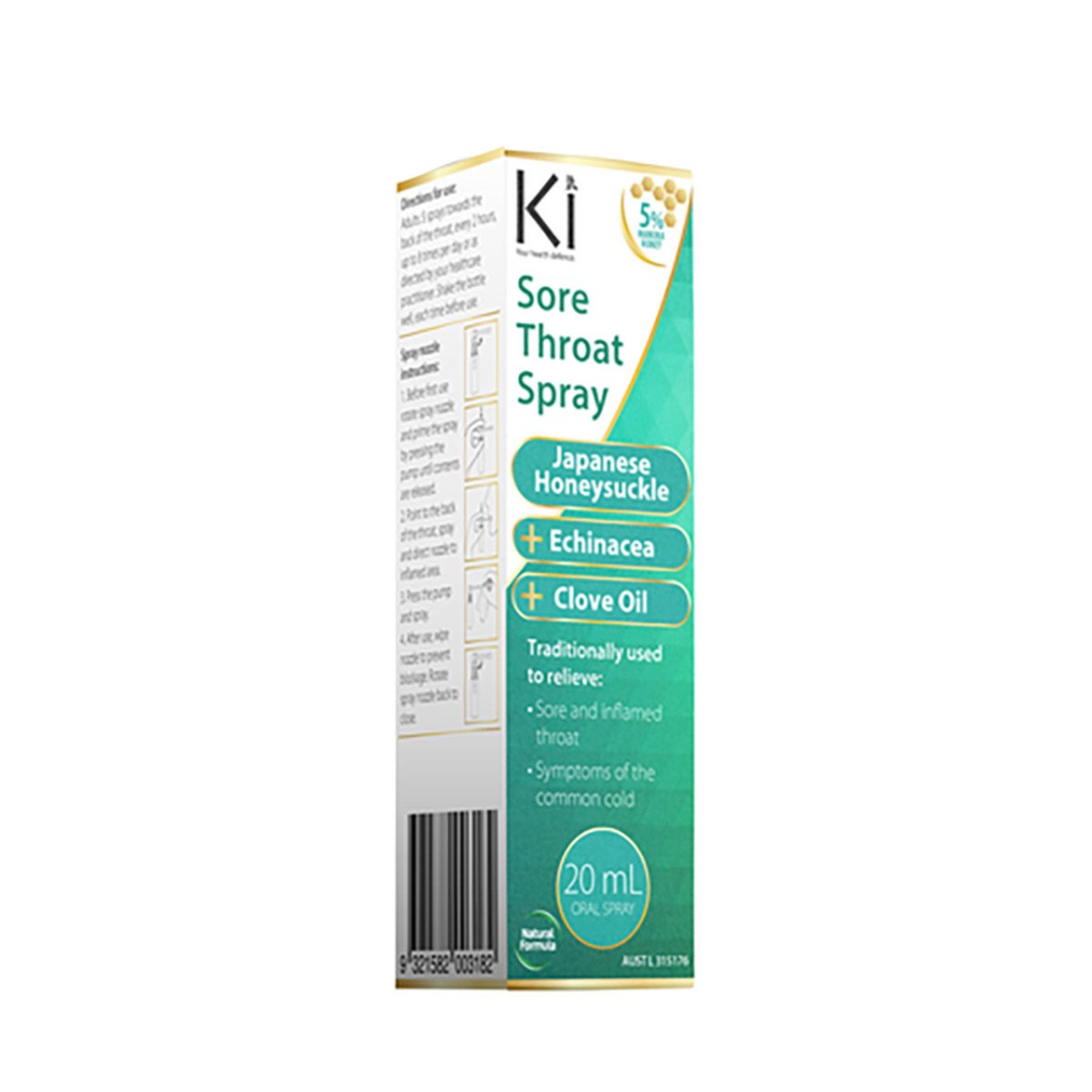 Martin & Pleasance Ki Sore Throat Spray 20ml