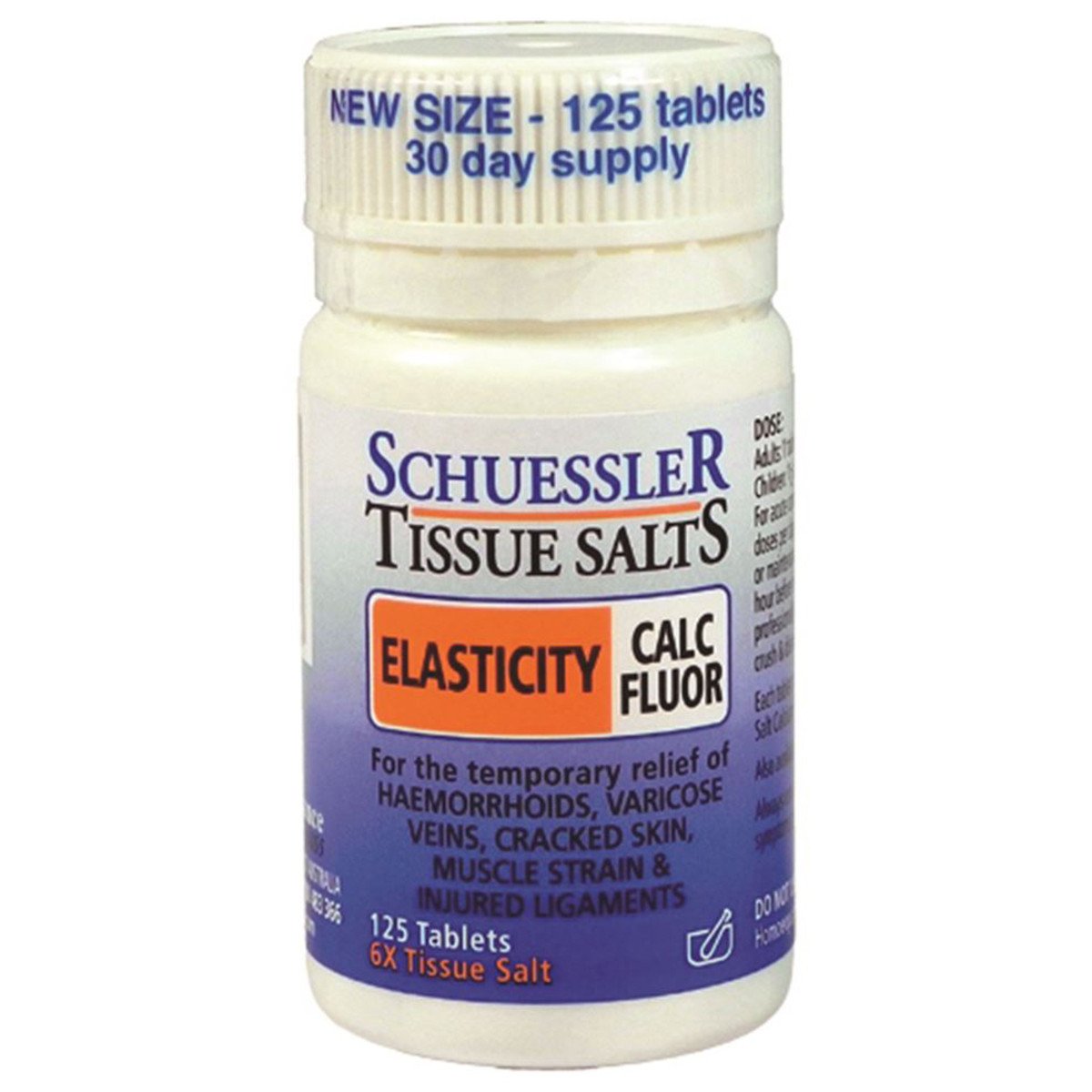 Martin & Pleasance Schuessler Tissue Salts Calc Fluor Skin Elasticity 125 Tablets