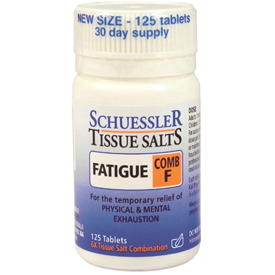 Martin & Pleasance Schuessler Tissue Salts Comb F Fatigue 125 Tablets