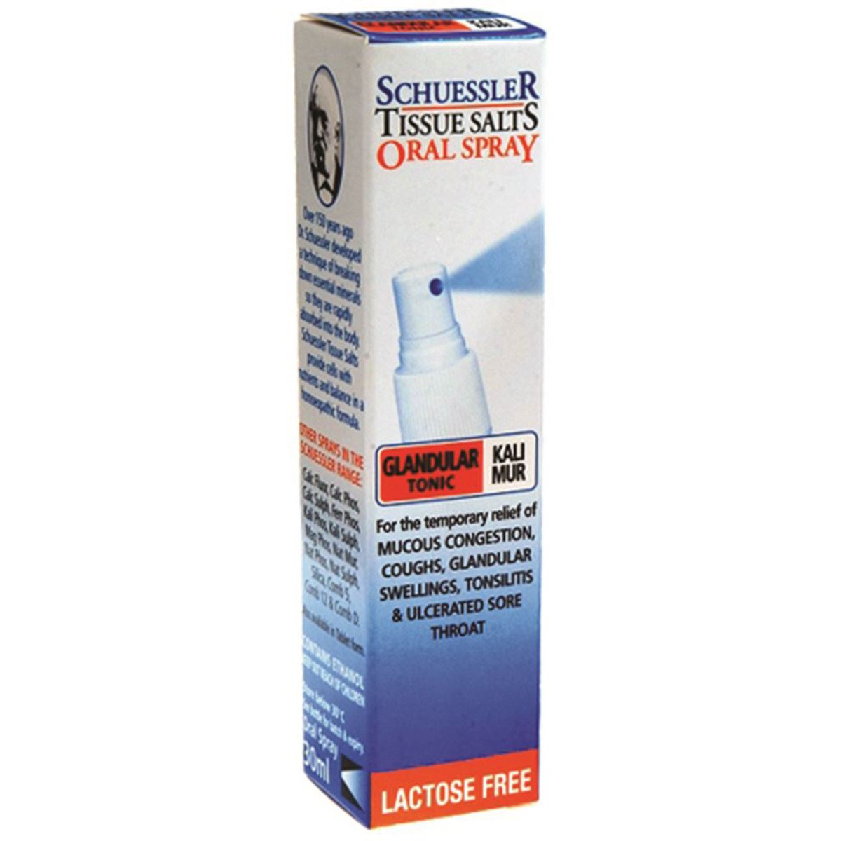 Martin & Pleasance Schuessler Tissue Salts Kali Mur Glandular Tonic 30ml Spray