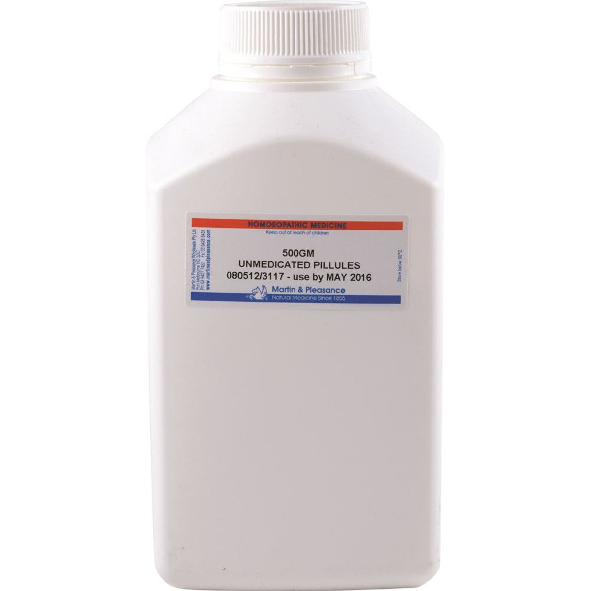 Martin & Pleasance Unmedicated Placebo Pillules 500g