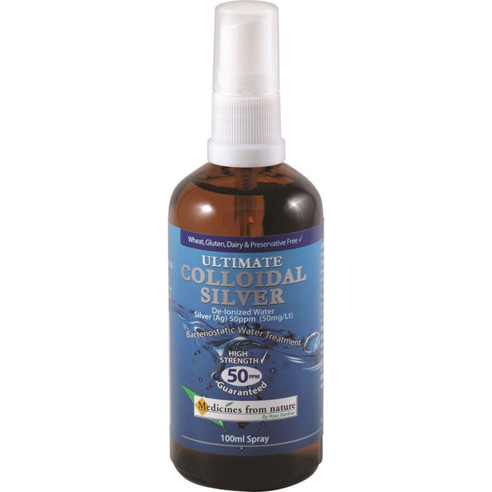 Medicines From Nature Ultimate Colloidal Silver 50Ppm 100ml Spray