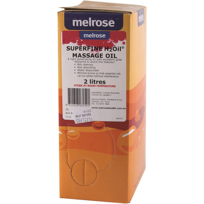 Melrose H2Oil Superfine Massage Oil 2L