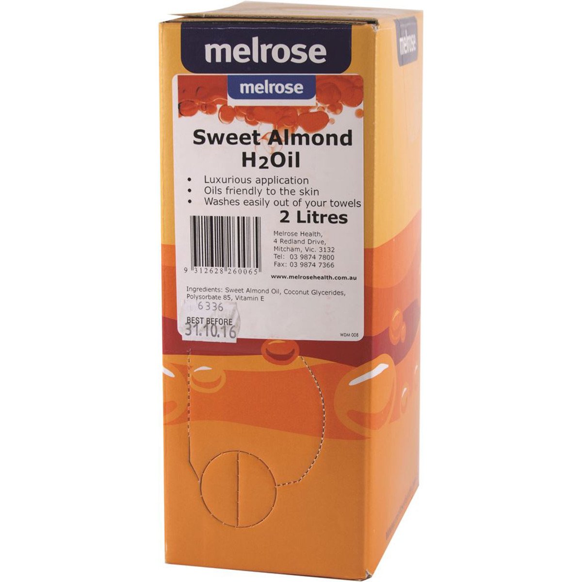 Melrose H2Oil Sweet Almond 2L