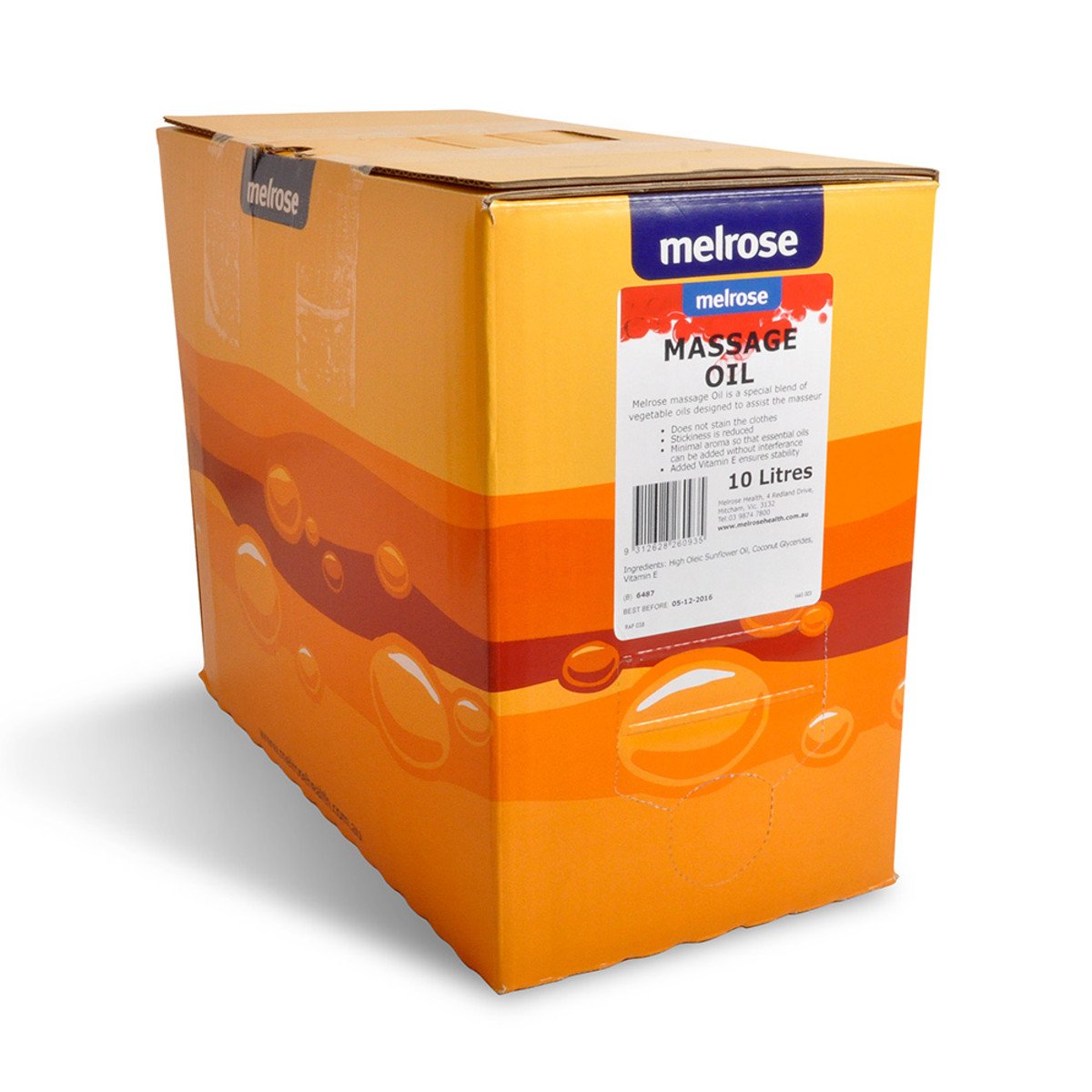 Melrose Massage Oil (Unscented) 10L