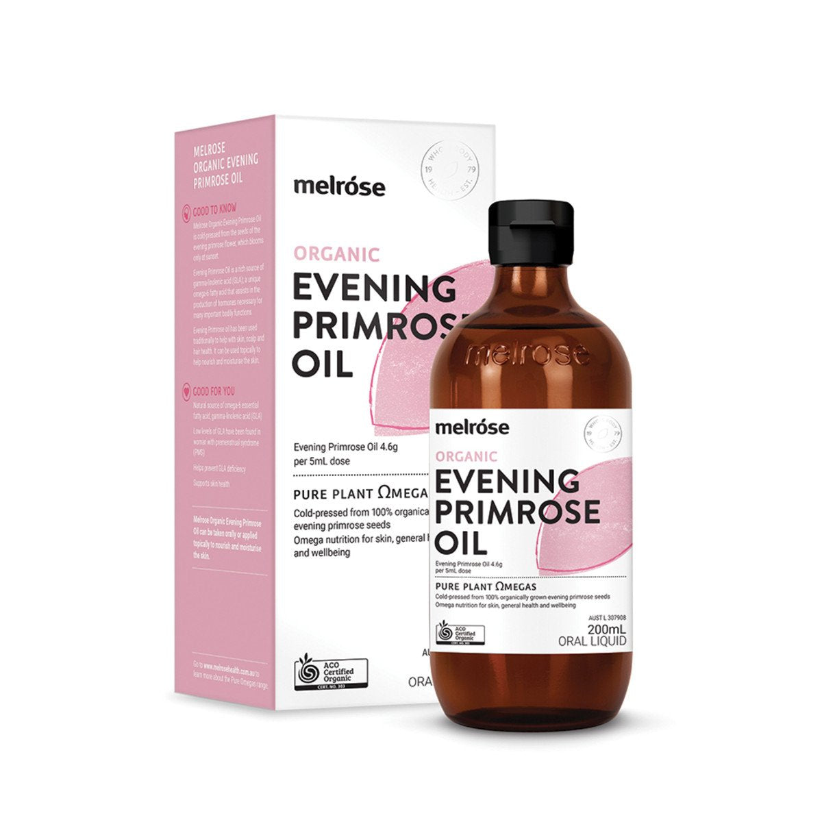 Melrose Organic Evening Primrose Oil 200ml
