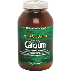 Microrganics Green Nutritionals Green Calcium (Pure Plant-Source) Powder 250g