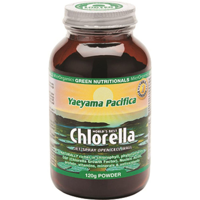 Microrganics Green Nutritionals Yaeyama Pacifica Chlorella Powder 120g