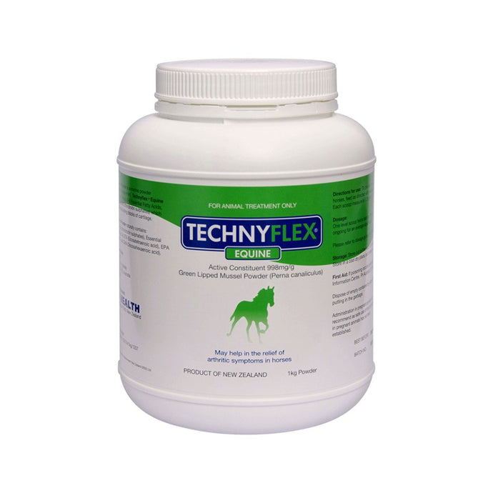 Natural Health Technyflex Equine (Green Lipped Mussel) 1Kg