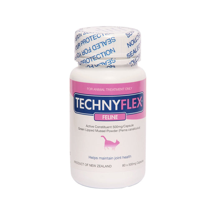 Natural Health Technyflex Feline (Green Lipped Mussel) 80 Capsules