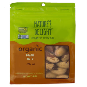 Nature'S Delight Organic Brazil Nuts 275g