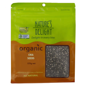 Nature'S Delight Organic Chia Seeds 225g