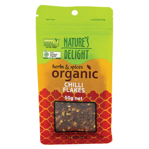 Nature'S Delight Organic Chilli Flakes 50g