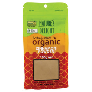 Nature'S Delight Organic Cinnamon Powder 100g