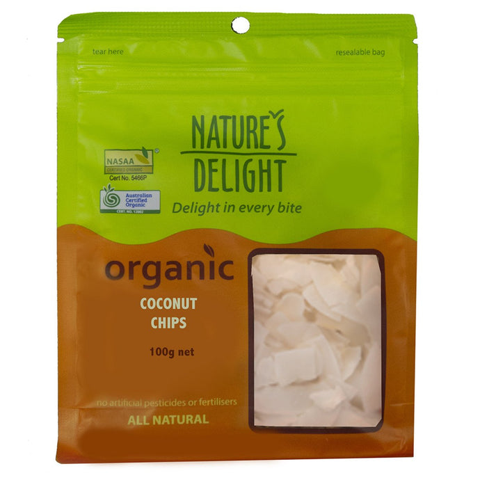 Nature'S Delight Organic Coconut Chips 100g