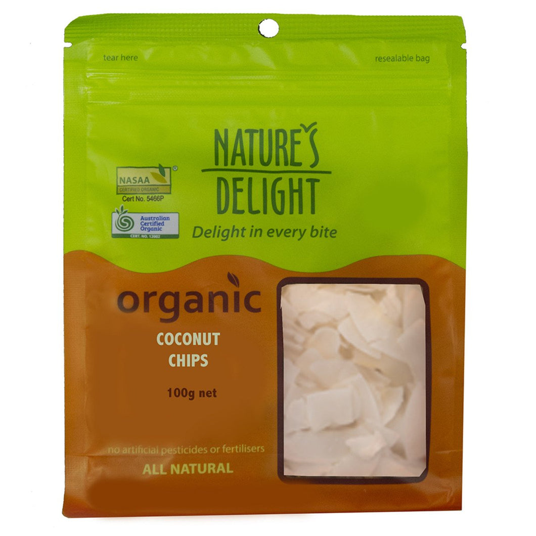 Nature'S Delight Organic Coconut Chips 100g