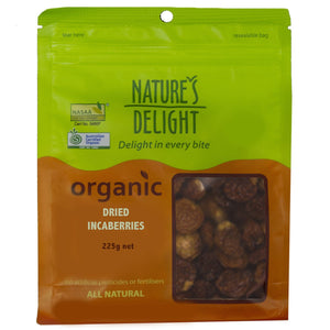 Nature'S Delight Organic Dried Incaberries 225g