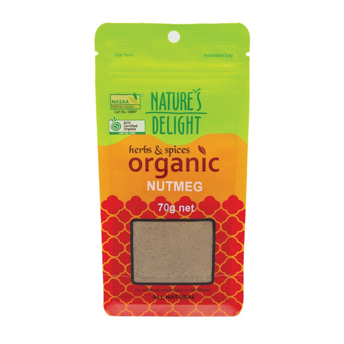 Nature'S Delight Organic Nutmeg 40g