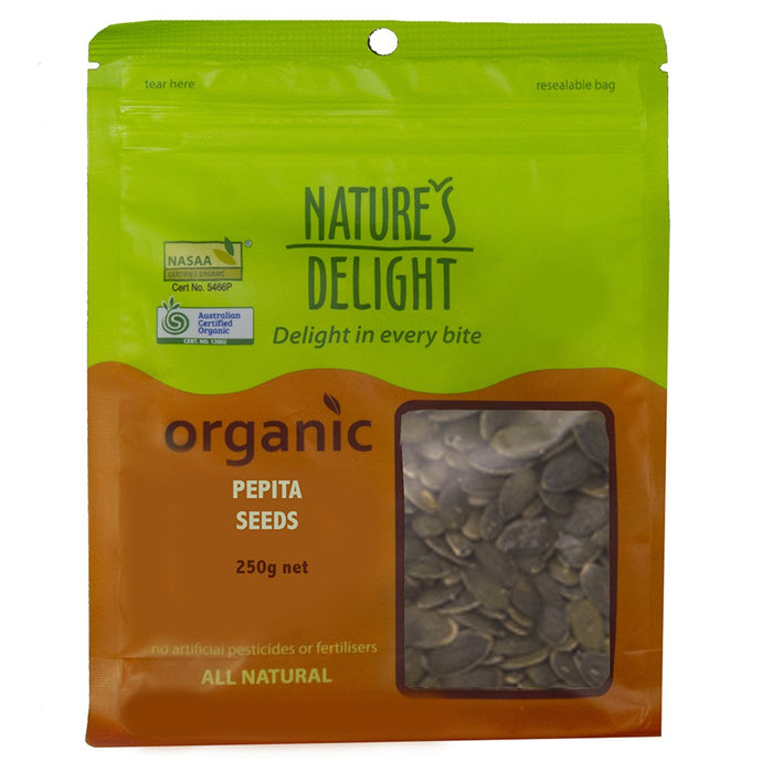 Nature'S Delight Organic Pepita Seeds 250g