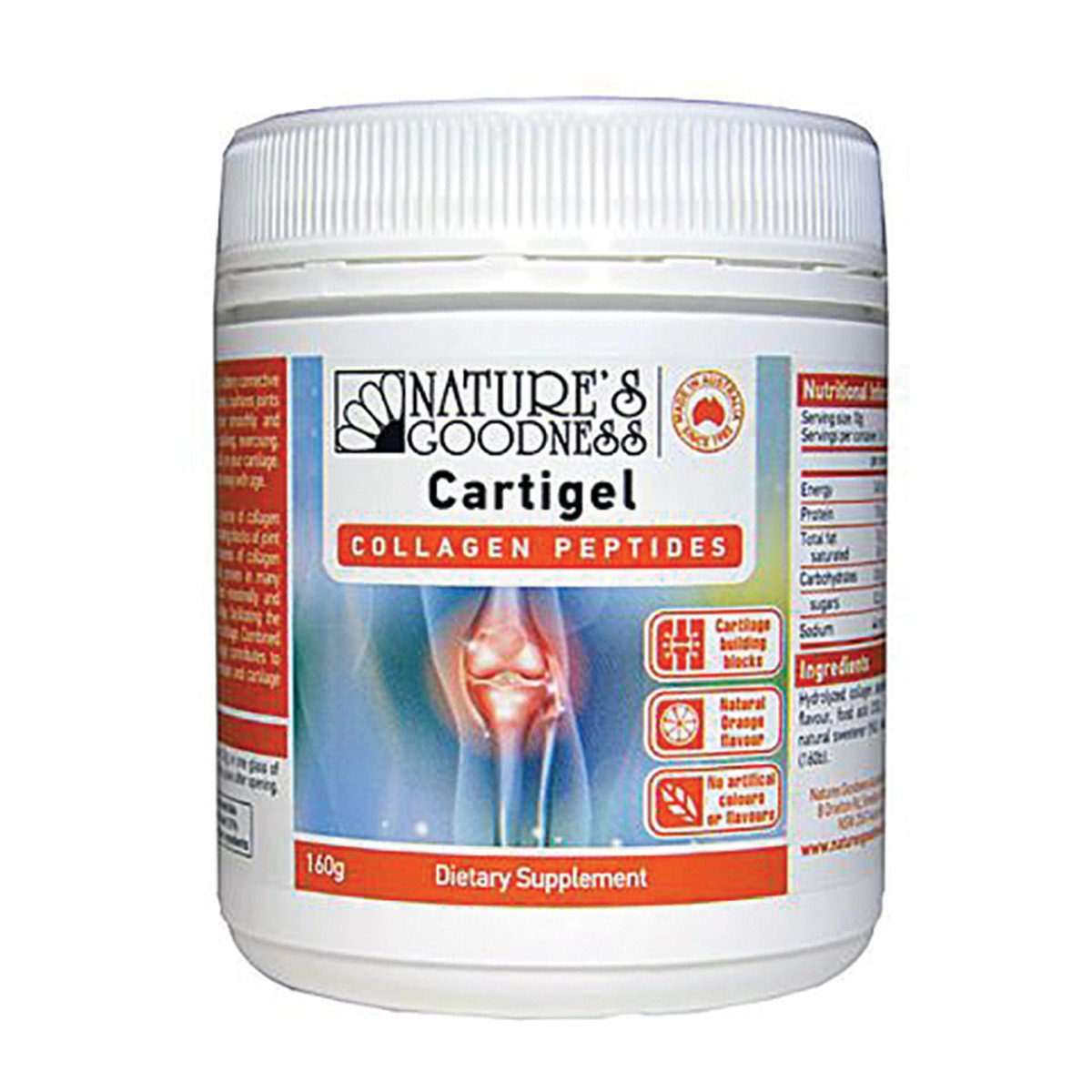 Nature'S Goodness Cartigel Collagen Peptides 160g