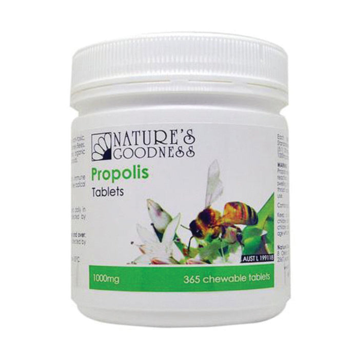 Nature'S Goodness Propolis 1000Mg Chewable 365 Tablets