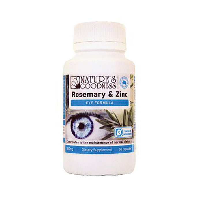 Nature'S Goodness Rosemary And Zinc Eye Formula 60 Capsules