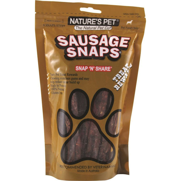 Nature'S Pet Sausage Snaps 8 Pack