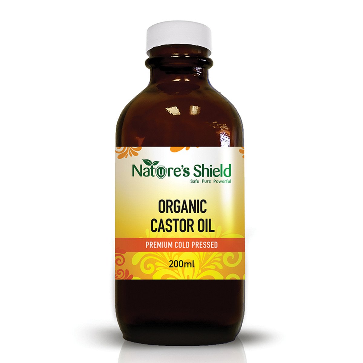 NATURES SHIELD ORGANIC JAMAICAN BLACK CASTOR OIL 200ML