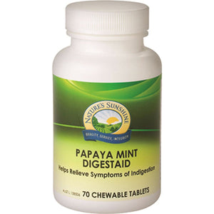 Nature'S Sunshine Papaya Mint Digestaid 70 Tablets