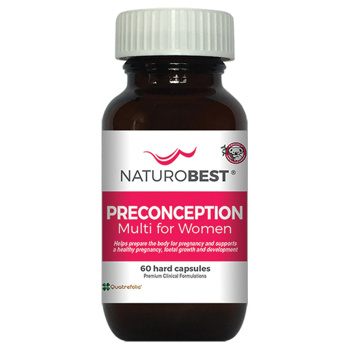 Naturobest Preconception Multi For Women 60 Capsules