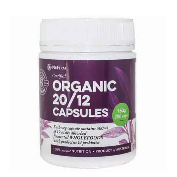 Nuferm (Nattrition) Organic 2012 Blend 200 Capsules