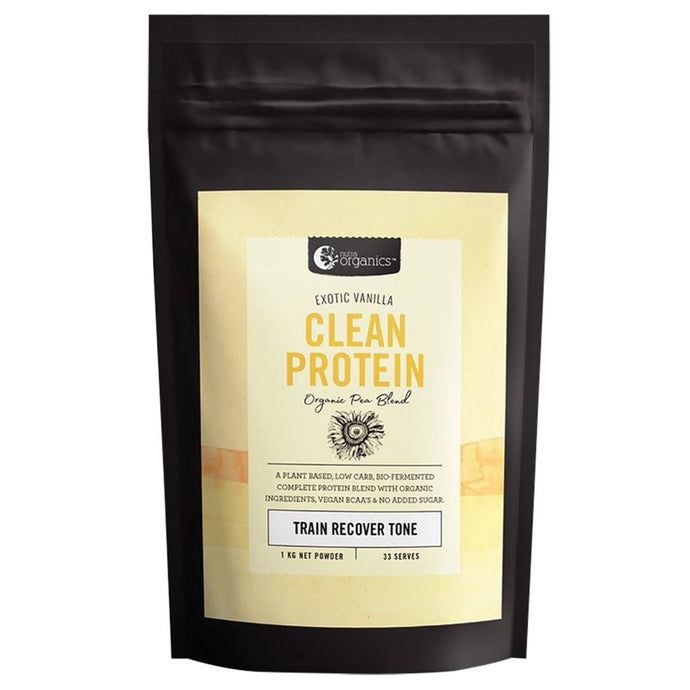 Nutra Organics Clean Protein Exotic Vanilla (Organic Pea Blend) 1Kg