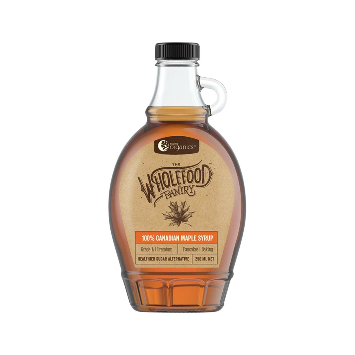 Nutra Organics The Wholefood Pantry 100% Canadian Maple Syrup 250ml