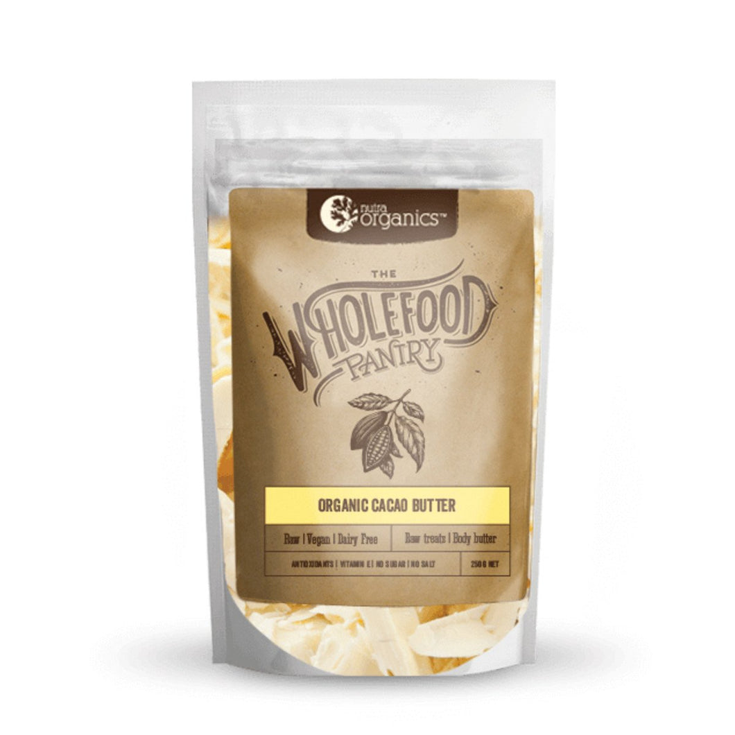 Nutra Organics The Wholefood Pantry Organic Cacao Butter 250g