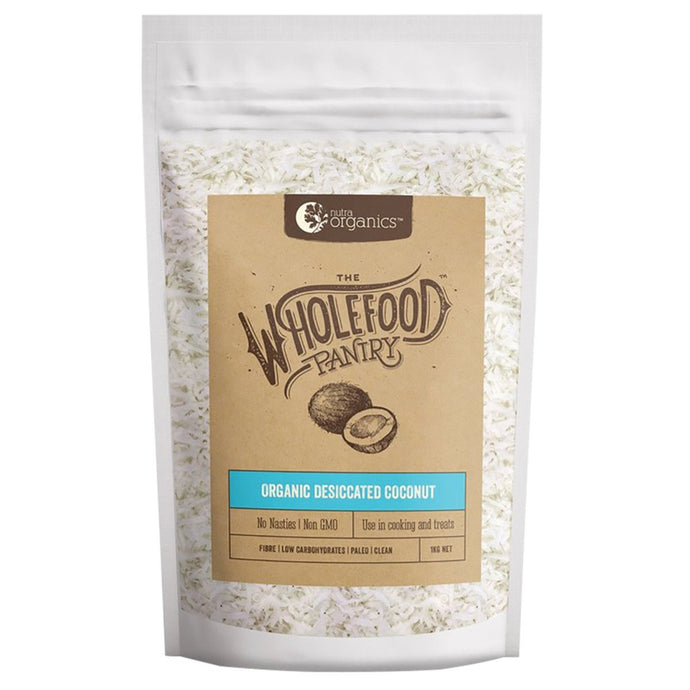 Nutra Organics The Wholefood Pantry Organic Desiccated Coconut 1Kg