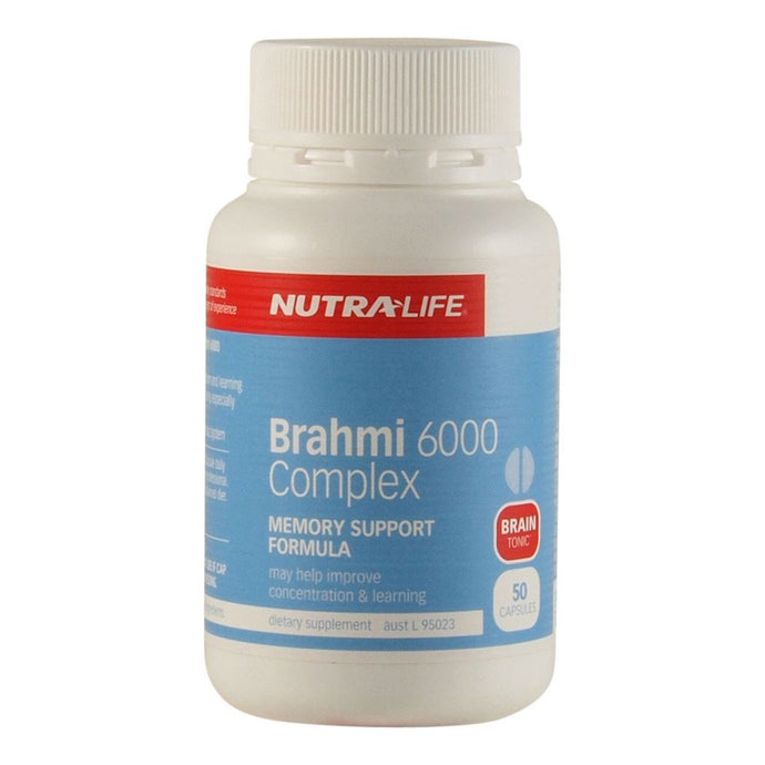 Nutralife Brahmi 6000 Complex 50 Capsules