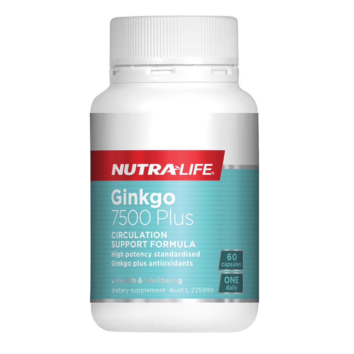 Nutralife Ginkgo 7500 Plus 60 Capsules