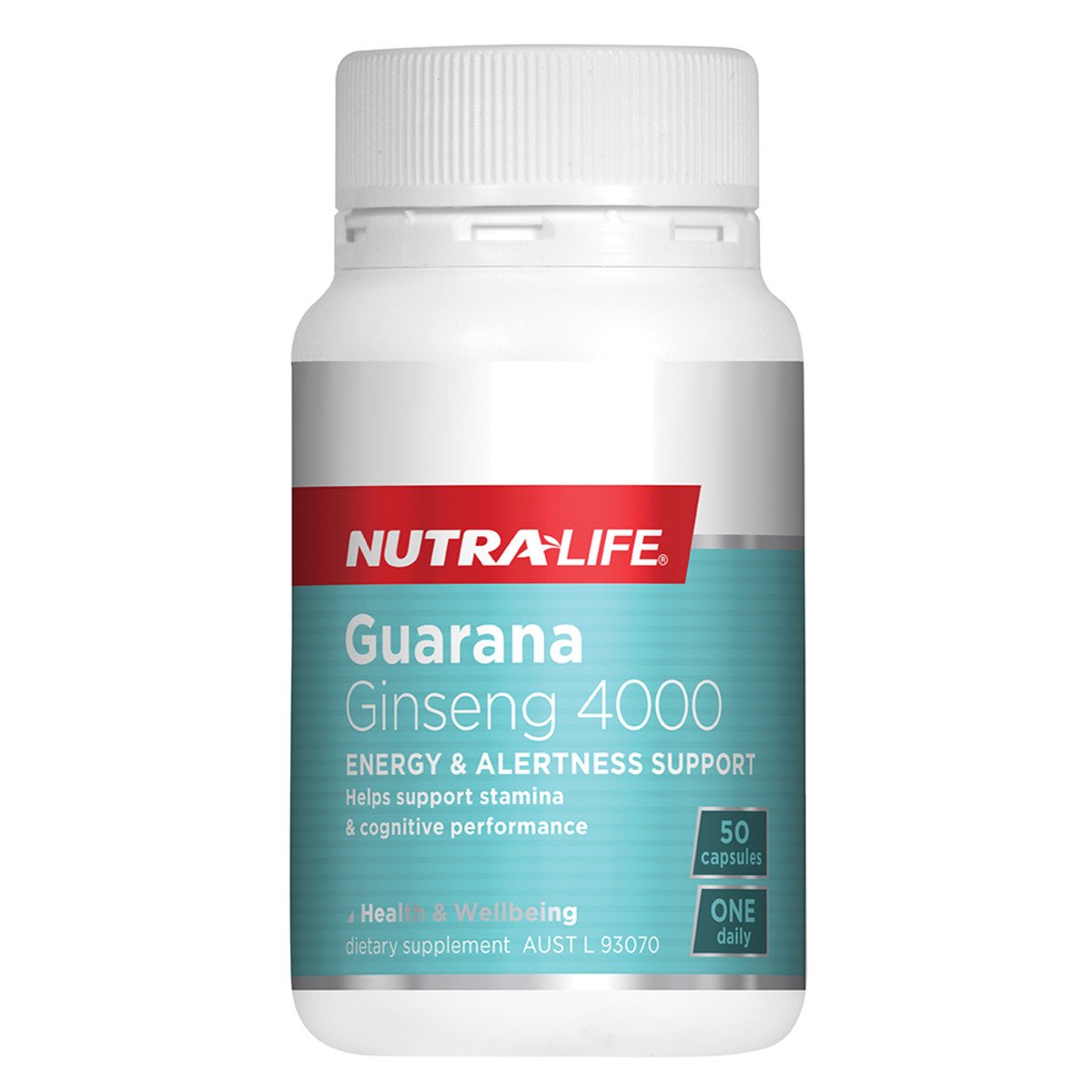 Nutralife Guarana Ginseng 4000 50 Capsules