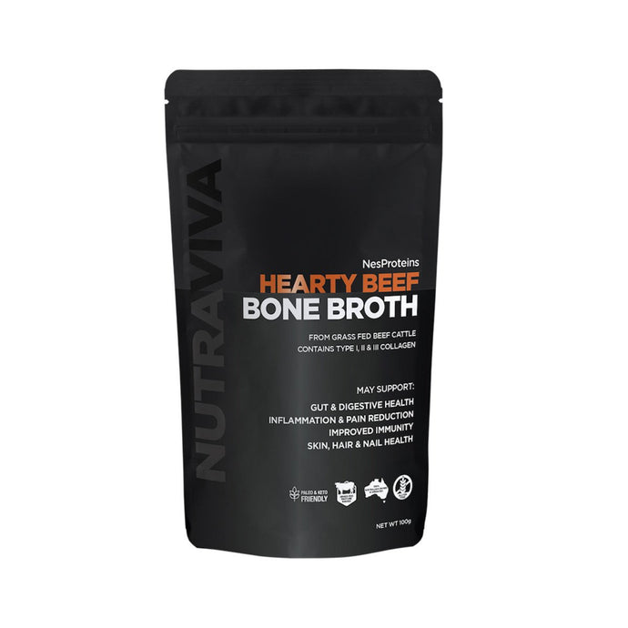 Nutraviva Nesproteins Bone Broth Hearty Beef 100g